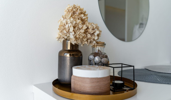 Luxurious details inside the Croatian luxury villa for vacation and rent in Baška Voda