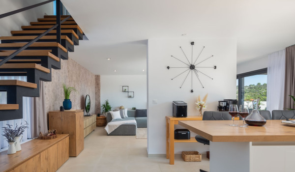 Ground floor of the luxury Croatia villa with pool Indigo in Razanj near Rogoznica