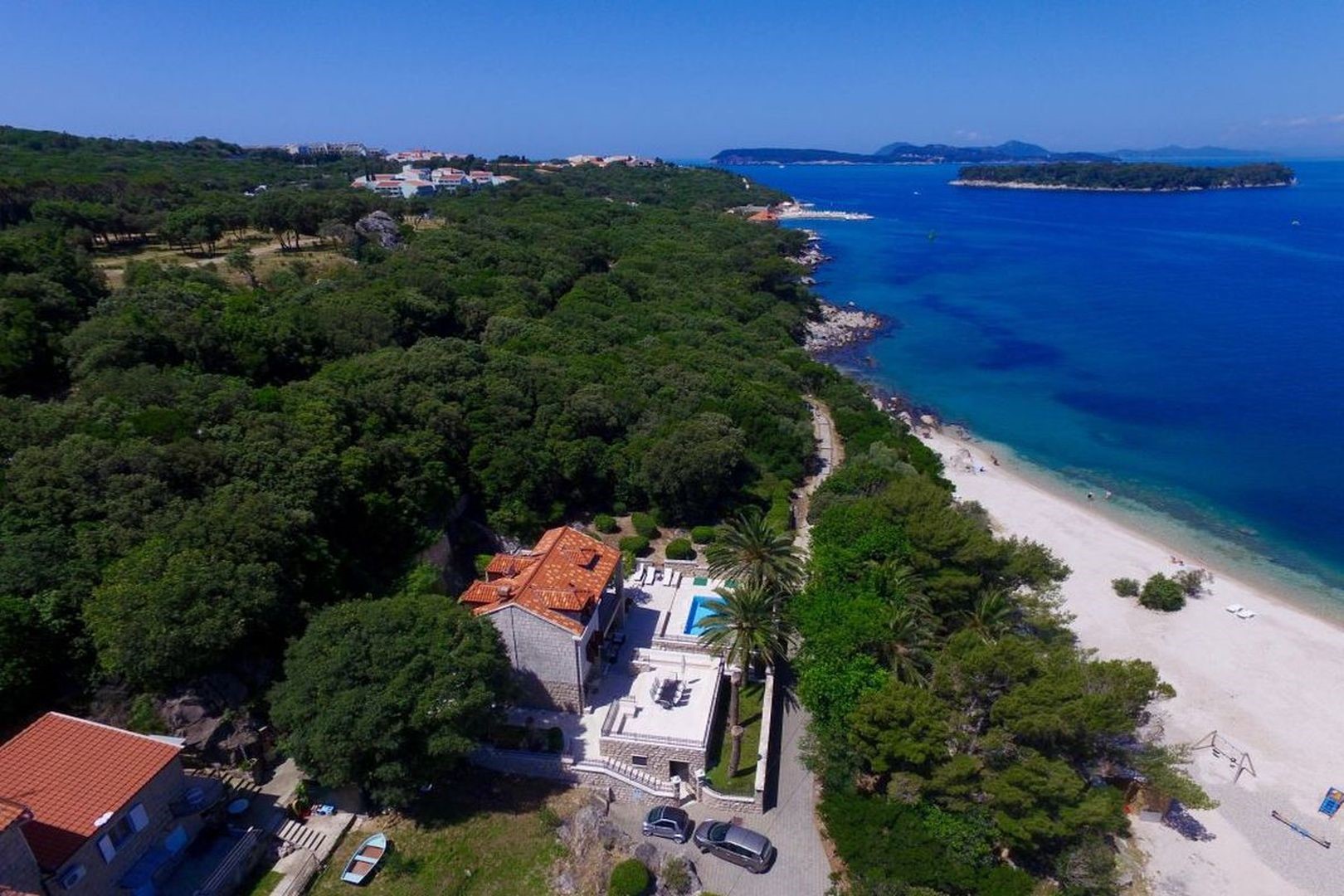Blizina luksuzne vile Dubrovnik Oasis do pješčane plaže