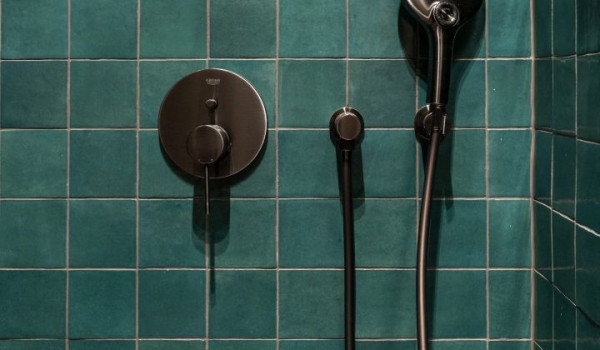 Walk-in shower inside one of the en suite bathrooms inside the Croatian luxury villa for vacation and rental