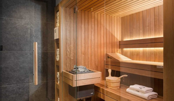 Sauna in Istrian luxury private villa with concierge service in Brovinje - Istria