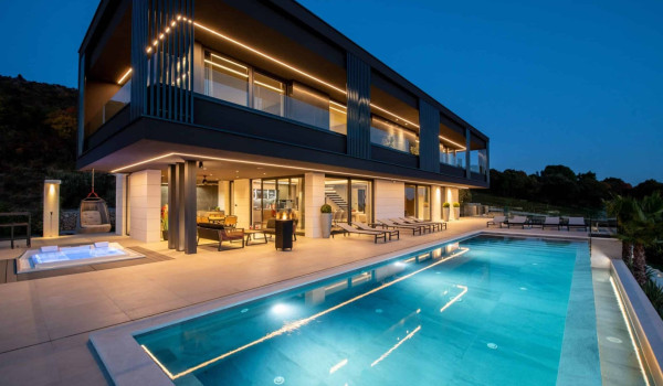 Luxury Villa Istrian Prestige Panoramica with heated pool, spa zone, fitness and play room in Brovinje - Istria