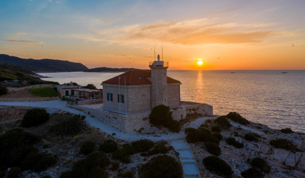 The picture of Vis Croatia luxury private villa by the sea with jacuzzi.