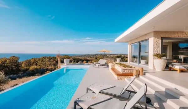 Luxusvilla Sommertraum Novalja 4 mit beheiztem Pool, Whirlpool, Sauna