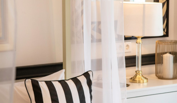 Décor details of the beachfront villa with private infinity pool in Dubrovnik