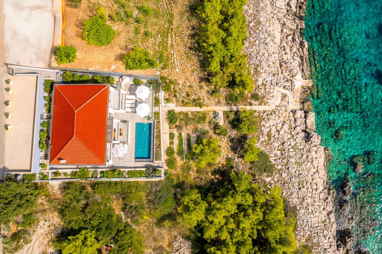 KORCULA LUXURY VILLA with private pool, private parking, and seaview