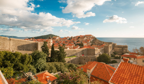 View of the surroundings near the luxury Dalmatia villa for vacation and rent with family