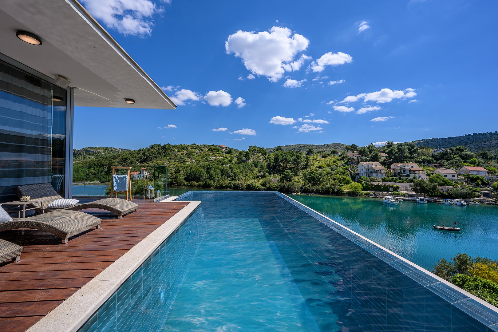 BRAC - LUXURY VILLAS - Luxury Villa Blue Star of Brac with the pool and gym by the sea