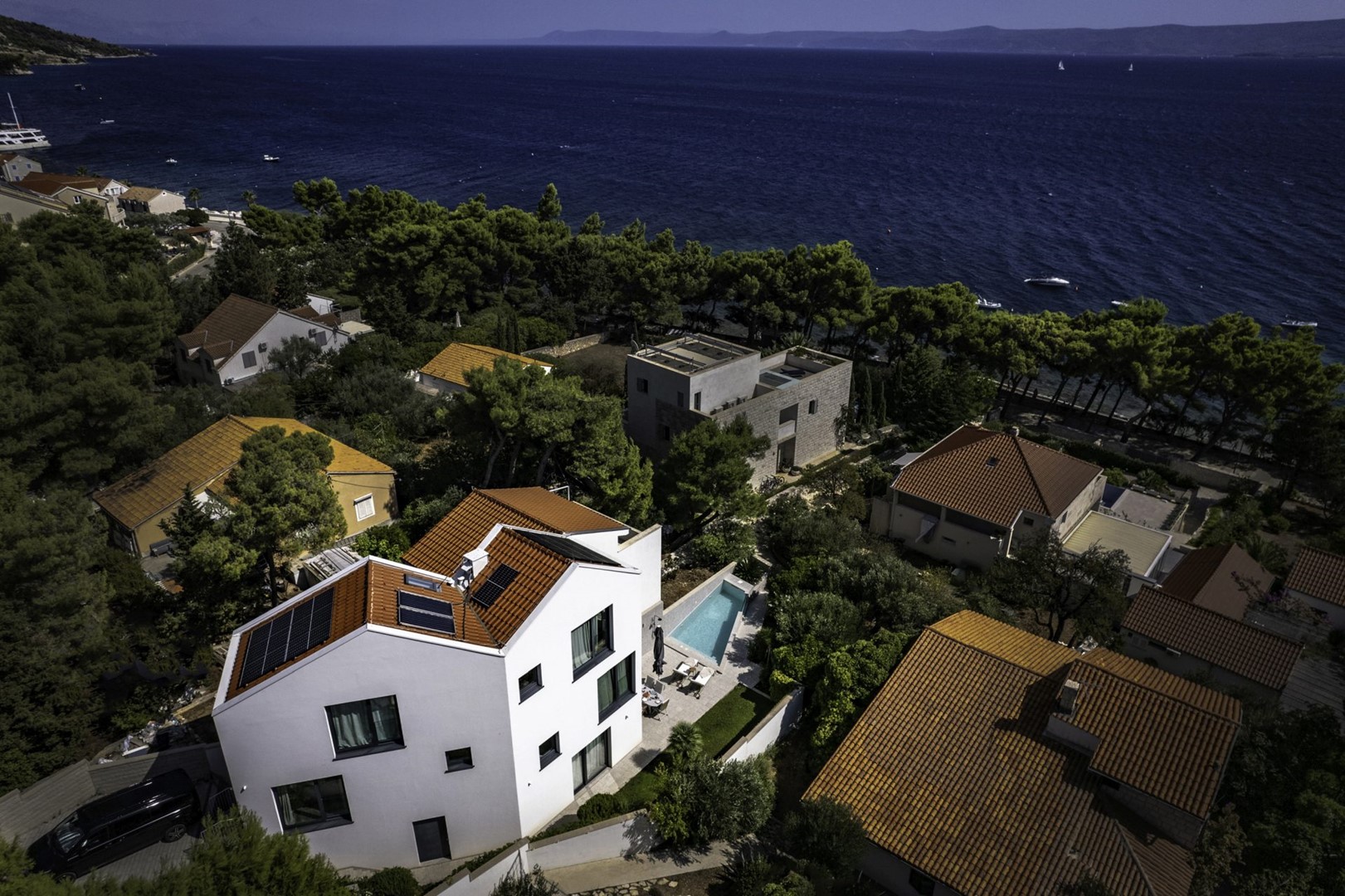 Luxury Beachfront Villa Manera Bol Zlatni rat with heated pool