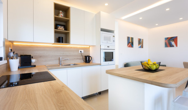 Fully equipped kitchen in the Luxury family villa Sea Hug