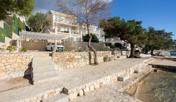 Luxury beachfront villa Sea Hug with private pool and sea view