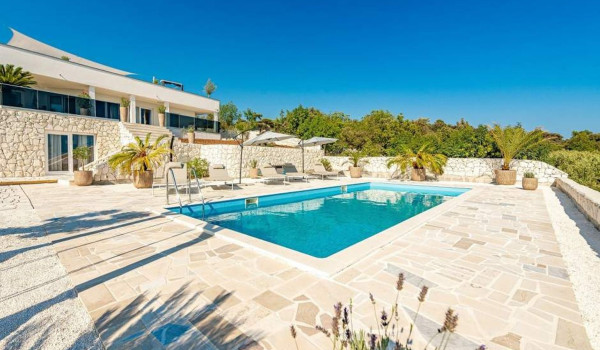 Luxury villa Adoreum with pool and rooftop jacuzzi