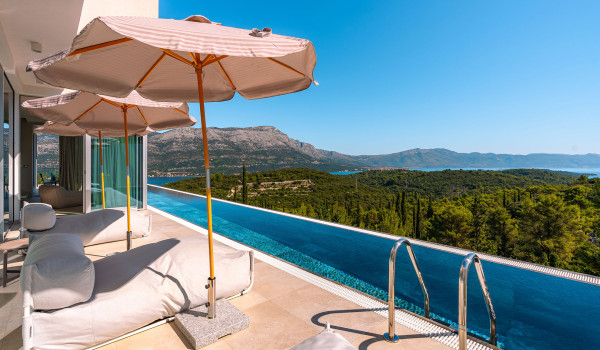 Luxury Villa Morello Korcula 2 with heated pool, gym, sauna