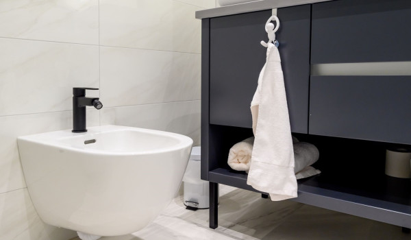 Bidet in the en suite bathroom inside Croatian luxury holiday villa